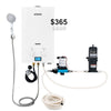 Onsen 7L Outdoor Propane Portable Tankless Water Heater & Hose Kit + FREE Pump & Accumulator