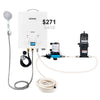 Onsen 5L Outdoor Propane Portable Tankless Water Heater & Hose Kit + FREE Pump & Accumulator