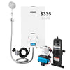 Onsen 7L Outdoor Propane Portable Tankless Water Heater + FREE Pump & 1.0L Accumulator