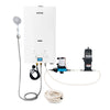 Onsen 10L Outdoor Propane Portable Tankless Water Heater with Pump, Accumulator & Hose Kit