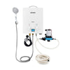 Onsen 5L Outdoor Propane Portable Tankless Water Heater with Pump & Hose Kit