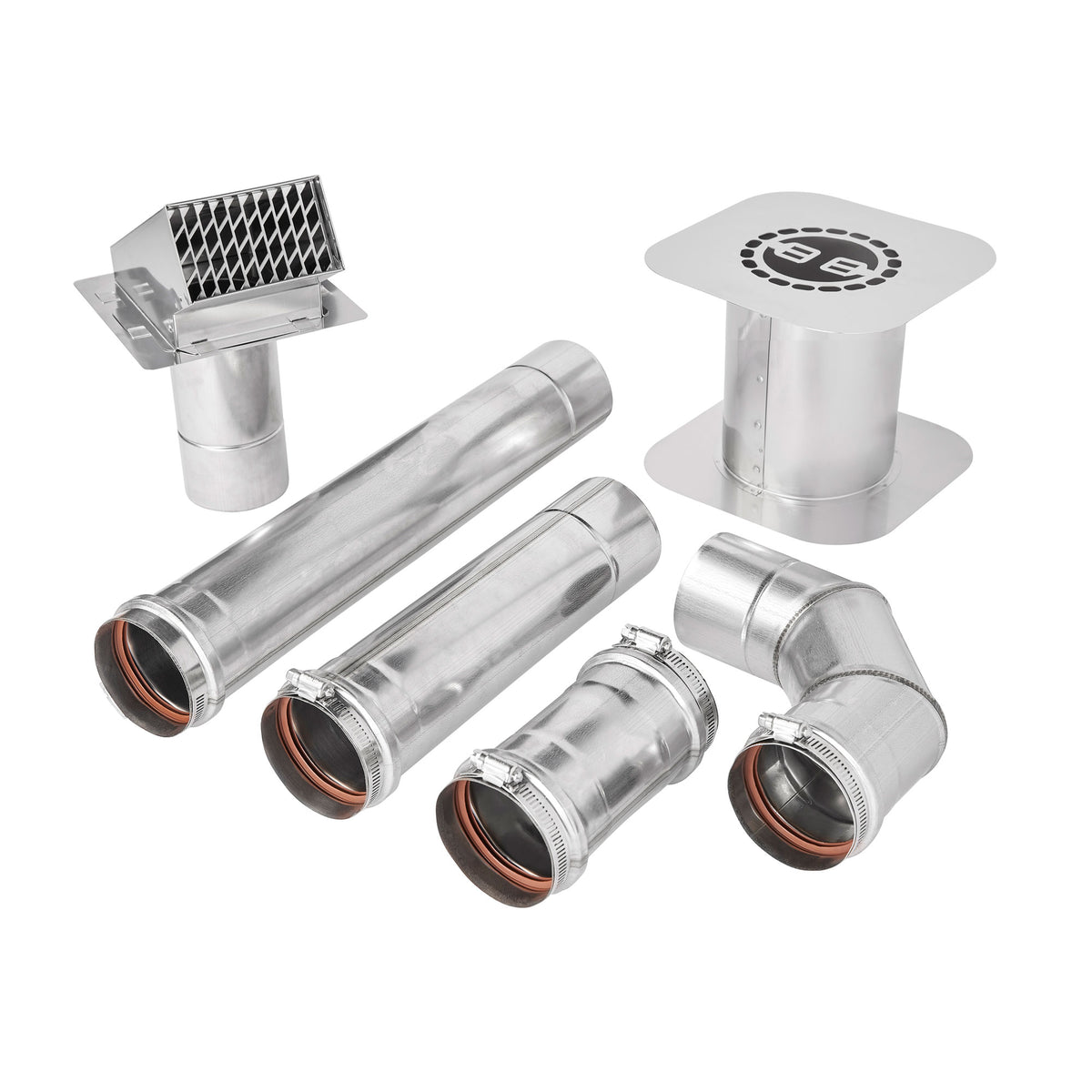 Z-Vent 3 Inch Horizontal Vent Kit (Wall Vent) | onsenproducts.ca
